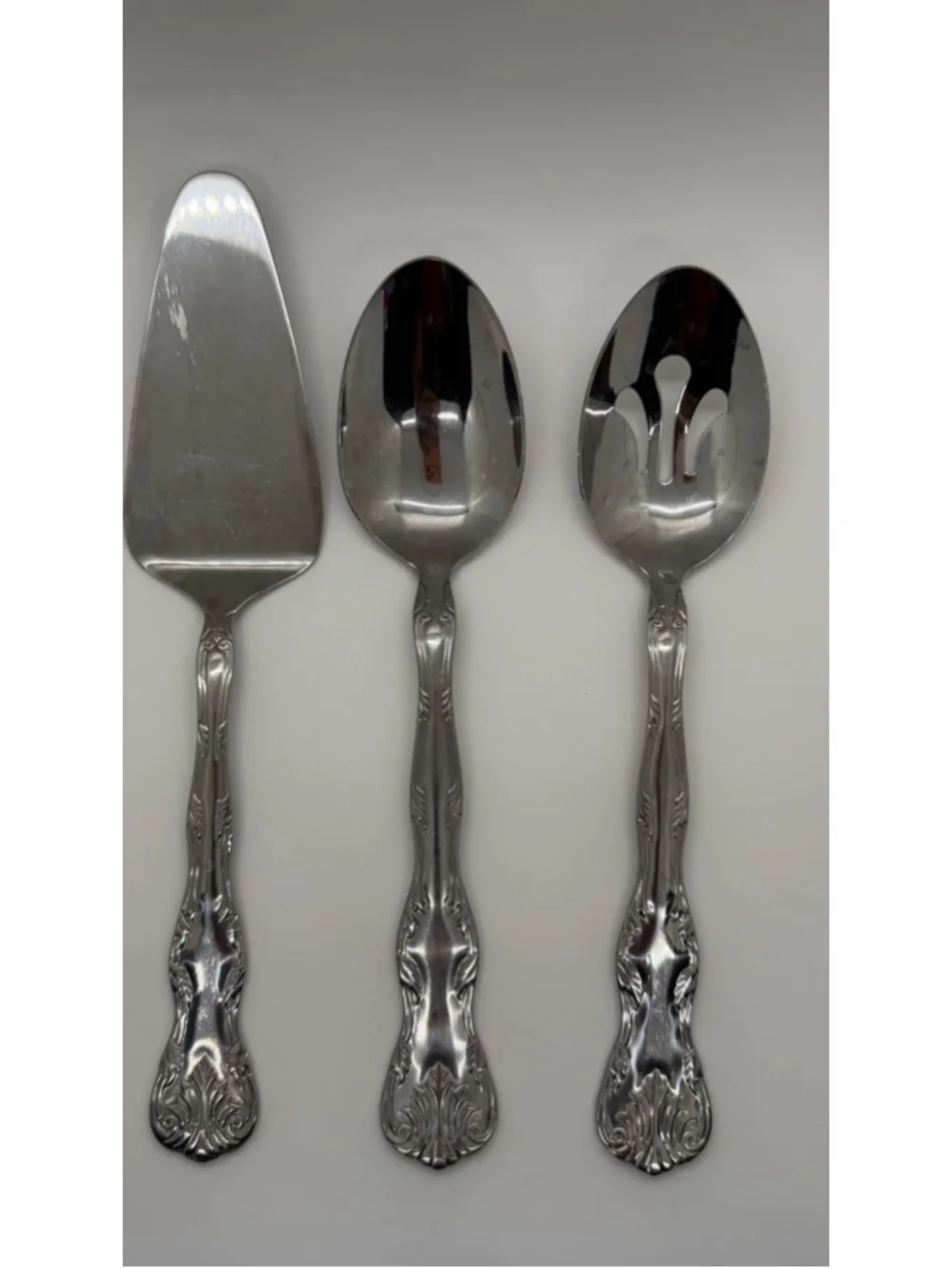 reed and barton stainless serving pieces Set Of 3